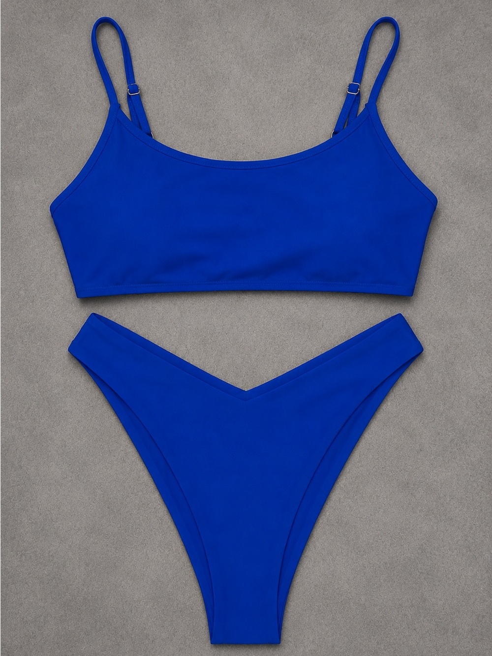 NWT - Owica Women's 2 Piece V Cut Bikini Set - Size Medium Swimsuit Royal Blue